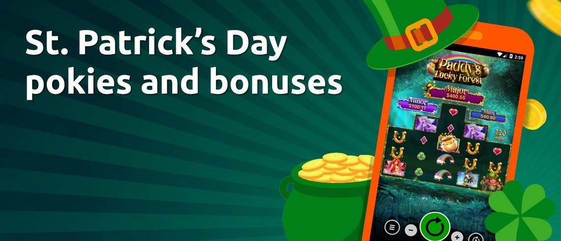 St Patrick’s Day pokies and casino bonuses 2022