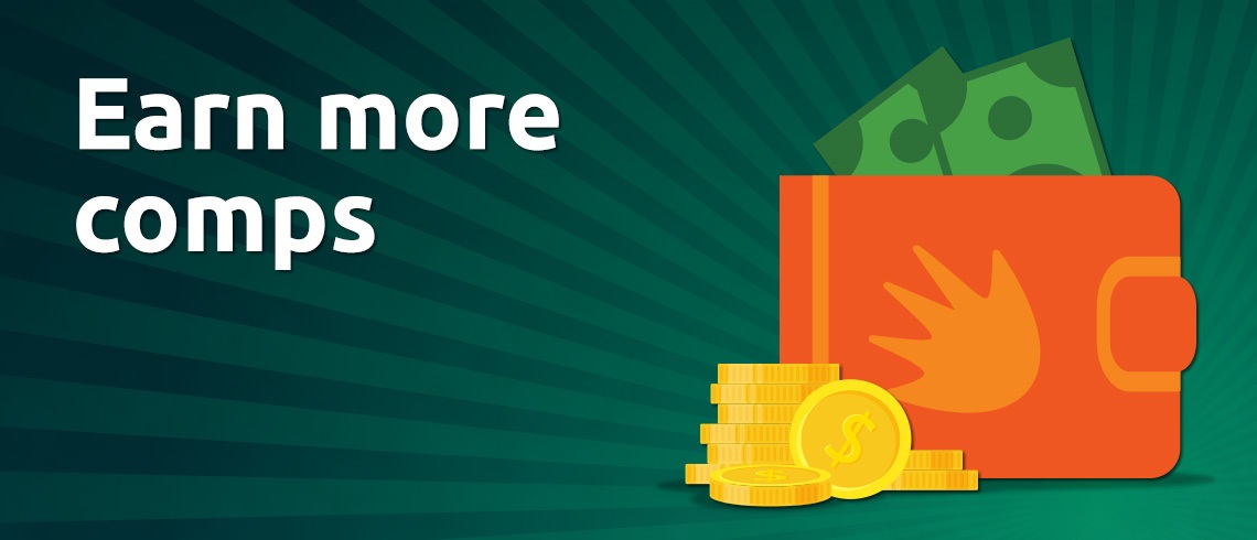Comp points and real money in wallet Comp points and real money in wallet