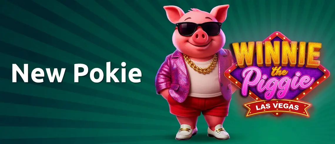 Check out Winnie the Piggie Las Vegas Pokie at Play Croco