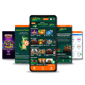 playcroco mobile casino lobby