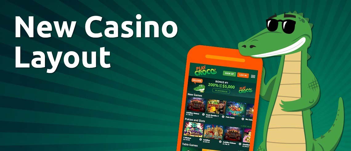 playcroco new mobile casino lobby