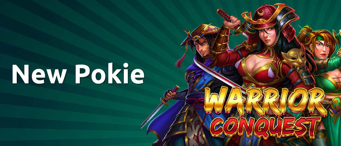 Warriors, Samurai sword, new online slot 