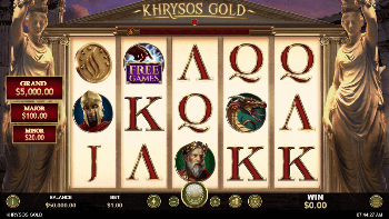 Khrysos Gold online casino slot preview