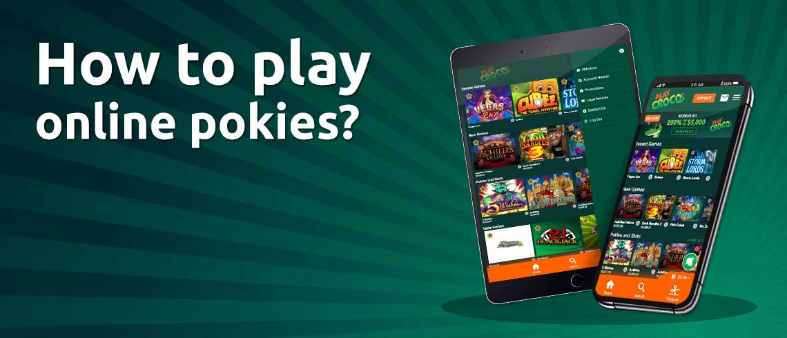 how to play online pokies