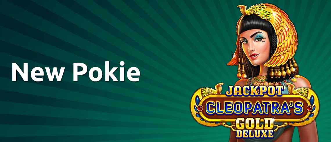 jackpot cleopatra's gold deluxe online casino pokie