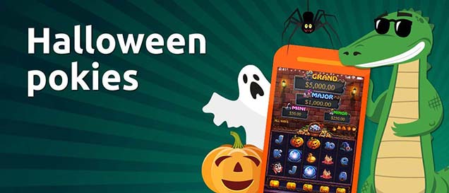 playcroco online casino pokie halloween