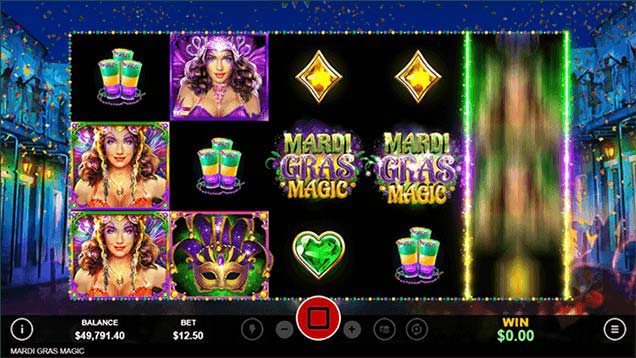 mardi gras magic pokie