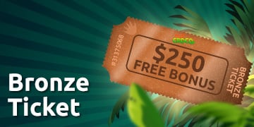 playcroco bronze ticket $250 free bonus