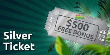 playcroco silver ticket $500 free bonus