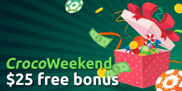$25 free bonus crocoweekend playcroco online casino $25 free bonus crocoweekend playcroco online casino