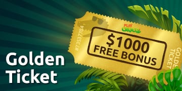 playcroco golden ticket $1000 free bonus